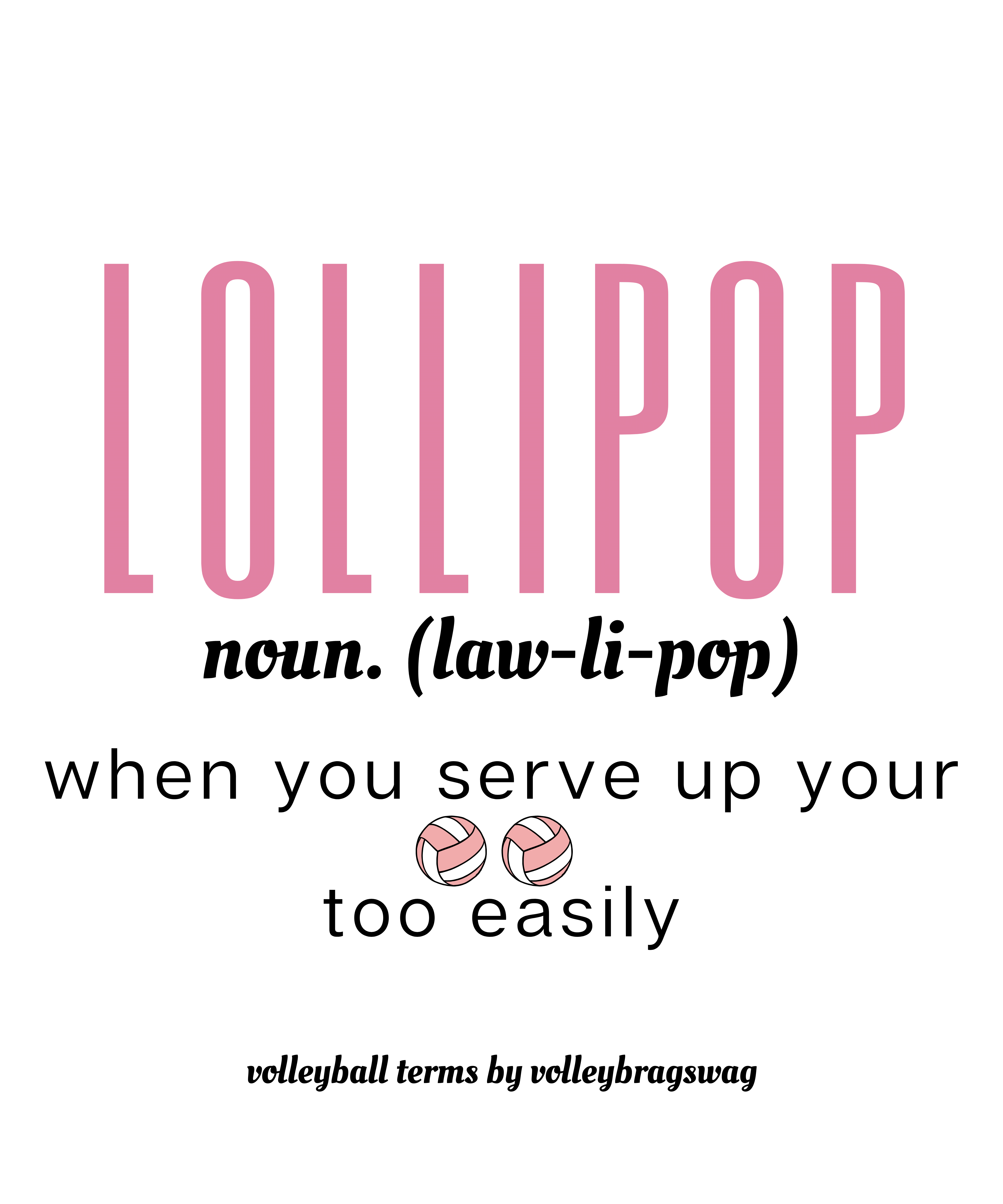 LOLLIPOP - When you Serve Up Your Balls Too Easily design