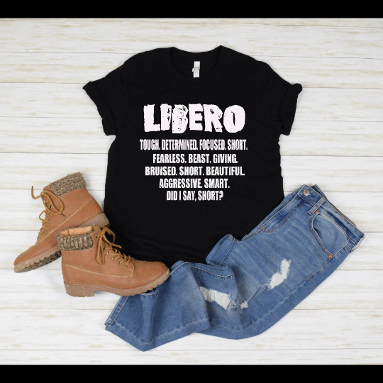 The libero position in volleyball requires a unique combination of physicality and mental strength.
As the creator of this popular libero volleyball shirt saying, I wanted to emphasize the characteristics that set these players apart from others on the court Volleybragswag volleyball sayings shirt collection.