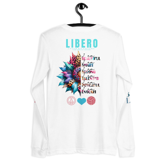 LIBERO A Player Who Digs Balls You Wish You Could
I am Beautiful, I Am Smart, I Am Strong, I Am Talented, I Am Powerful
I Am Enough volleyball tshirts are available now on my Volleybragswag Etsy shop.