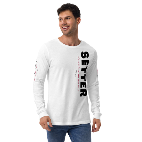 The setter's job is a mental and emotional marathon of...

reading the opposition
making split-second decisions and
running the entire offense
These shirts let setters proudly declare their invaluable role as the team's quarterback or field general.