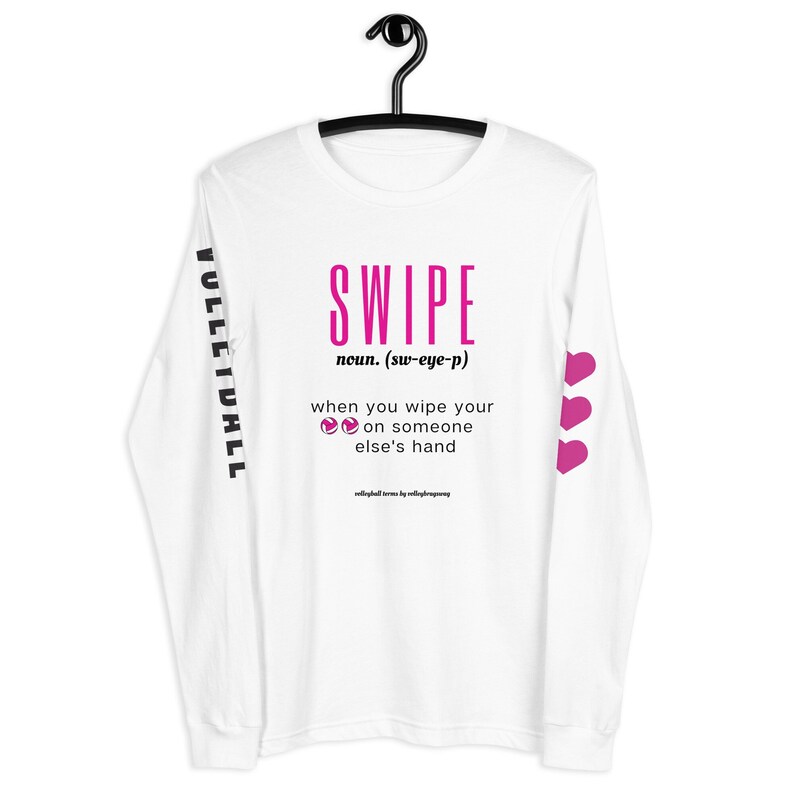 SWIPE When You Wipe Your Balls On Someone Else's Hand Volleyball Shirt