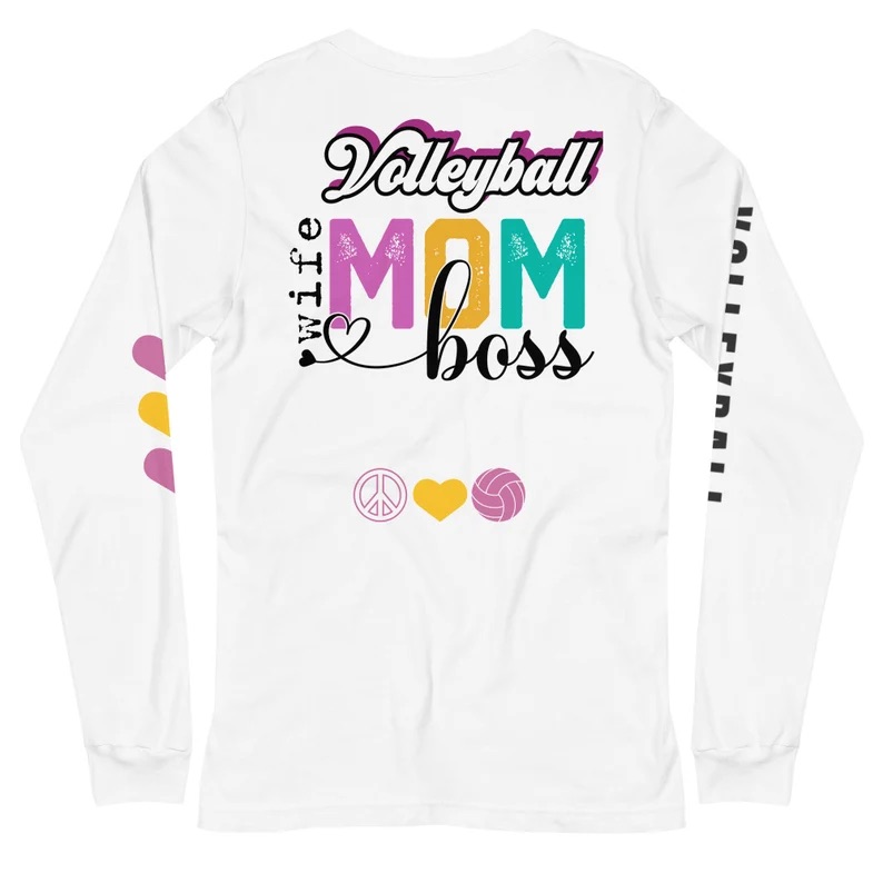 It's a reminder that you are not just a mom or a wife, but a true boss who embodies the values of teamwork, perseverance, and passion.

Get your hands on this special shirt today and wear it with pride as you support your libero player and the volleyball community as a whole! 🏐💗